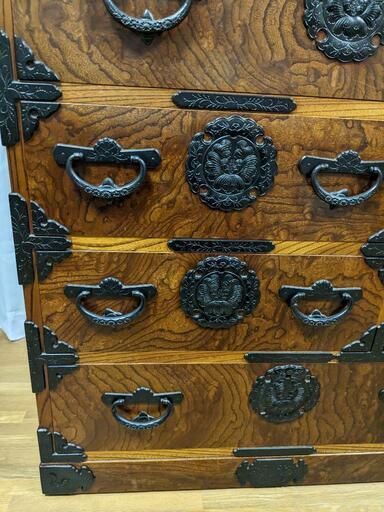 岩谷堂風箪笥 車箪笥 伝統工芸 民芸家具 時代箪笥 高級 和家具 和