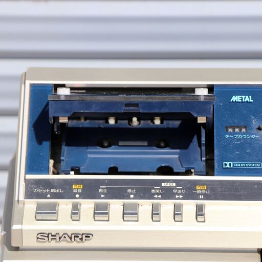 通電確認 SHARP シャープ VZ-V2 ラジカセ レコード SHARP シャープ