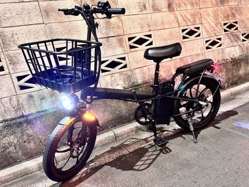 panasonic電動自転車 黒 ※ジャンク ジャンク電動アシスト自転車 （Panasonic電動アシスト自転車 20