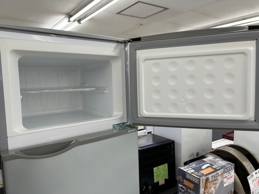 お持ち帰り大特価•家電6ヶ月保証】SHARP 冷蔵庫 118L SJ-H12B-S 2017