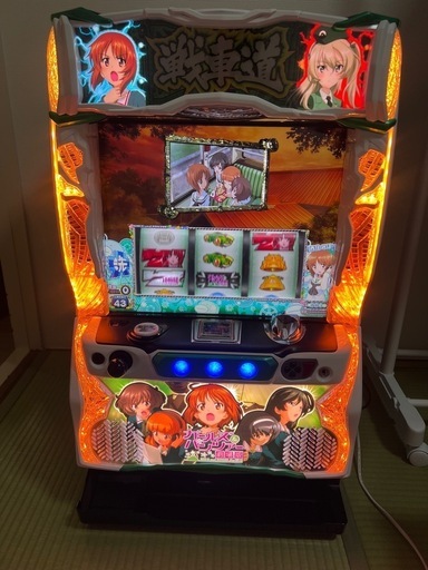 パチスロ ガールズ&パンツァー 劇場版 実機 コイン不要機付】パチスロ