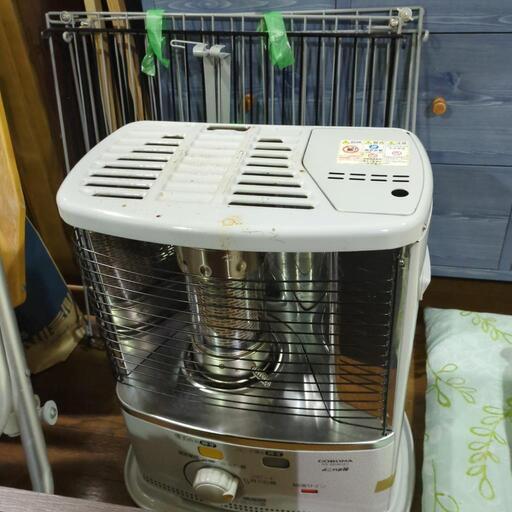 決まりました。石油ストーブ、ガード付き