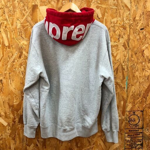 Supreme シュプリーム パーカー フードロゴ コントラスト スウェット