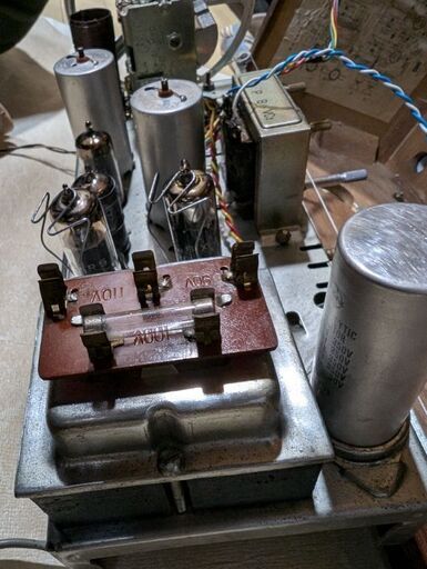 お買い得品 マジックアイAH-610 ナショナル レトロ真空管ラジオ 真空管