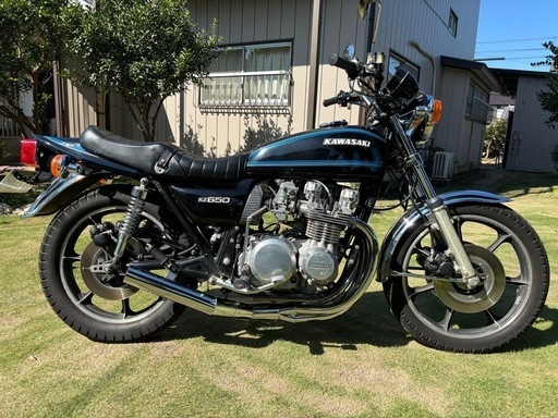 Kawasaki KZ650C  通称ザッパー　低走行車両　オリジナル塗装　黒　純正パーツあり　ガレージ保管　動画あり