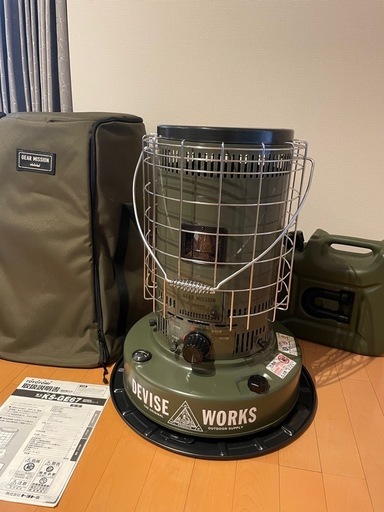 ☆トヨトミ GEAR MISSION☆石油ストーブ 専用ケース付き GEAR MISSION