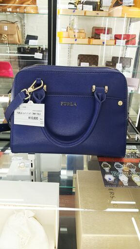 FURLA ハンドバッグ 2WAY BLU IKD-839