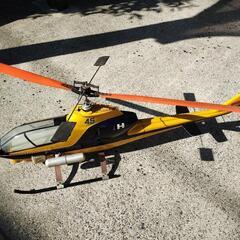 ラジコンエンジンヘリ カルト60と部品取り用機体2つ