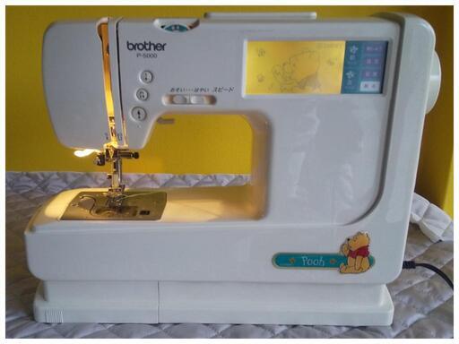 美品 brother ぷーさん刺繍ミシン P5000 2 ブラザー P-5000 プーさん 