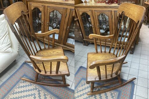 飛騨家具 オールドキツツキ ビンテージロッキングチェア ヴィンテージ