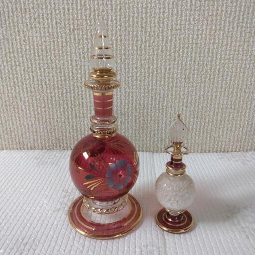 バラ売り可！エジプトガラスの香油入れ16点 15本セット】エジプト香水瓶