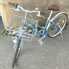 26インチ自転車 6段変速付き軽快車 ネイビー 札幌 東区 店頭引き取り歓迎