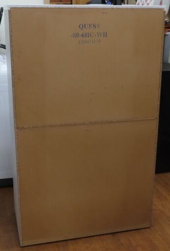 ♪ニトリ ハイチェスト クエス 80-6WH 整理ダンス 白♪