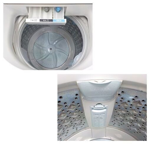 中古 6.0kg DDインバーター 全自動洗濯機 ピュアホワイト 東芝 2014年 