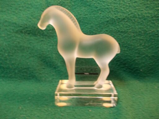 馬の置物 LALIQUE（ペーパーウェイト）