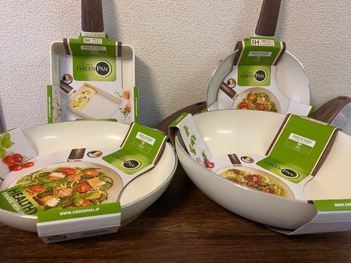 グリーンパン GreenPan フライパン4点セット