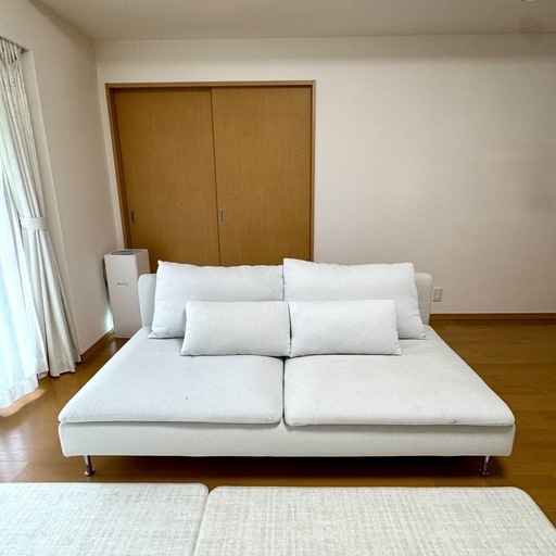 IKEA ソーデンハムン SODERHAMN 3人掛け ソファセクション SÖDERHAMN