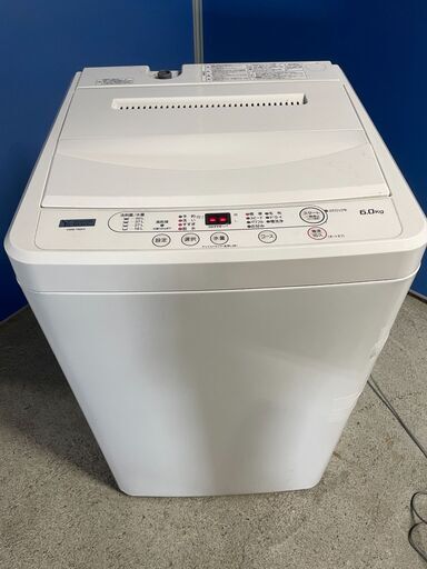 中古高年式 全自動洗濯機 ヤマダ電機 6.0kg YWM-T60H1 2023年製造