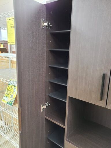 ニトリ サンレモ シューズボックス ダークブラウン J08093)ニトリ