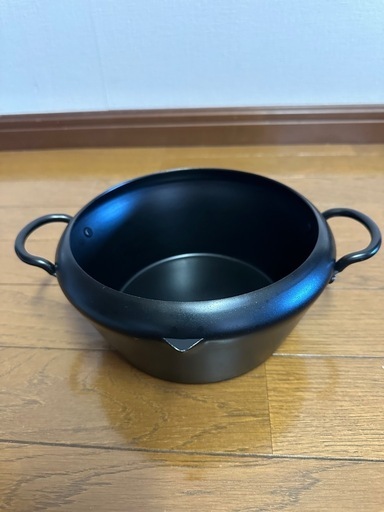 天ぷら鍋（内寸Φ20cm）田村魚菜監修 鉄製