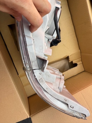 ジャンク品 ハイエース 200系 助手席側LEDヘッドライト ジャンク品