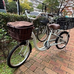 美品】モワティエ 20インチ 自転車 高齢者や小柄な方に