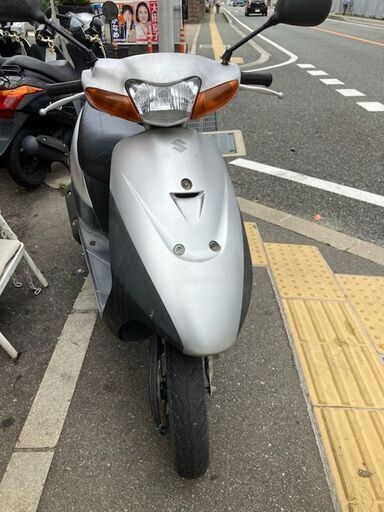 実働 レッツ2 CA1PA後期 2ST シルバー シート新品張替え済