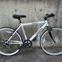 J065☆使用感有り☆クロスバイク☆GRAPHIS☆6段