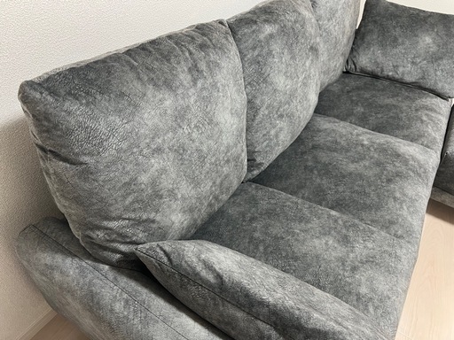 直接引き取り 旗の台 3人掛けソファー カリモク金華山ソファーセット 3