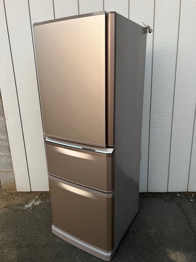 三菱電機 冷蔵庫 □三菱 3ドア冷凍冷蔵庫 左開き 335L MR-C34ZL-P□