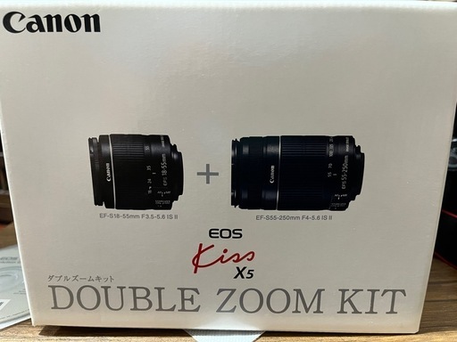 CANON EOS KISS x5 ダブルレンズキット 小物あり 【公式通販】