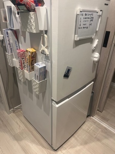 SHARP 冷蔵庫 SJ-D15G ホワイト 2021年製 シャープ 冷蔵庫 152L SJ