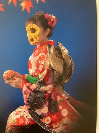 極美品!振袖着物(レッド)・袋帯・専用の長襦袢・帯揚げ 極美品!振袖着物(レッド)・袋帯・専用の長襦袢・帯揚げ