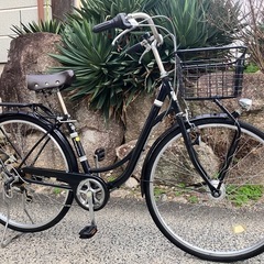 おしゃれなママチャリ
中古 6段式ギア付き 26インチ自転車
カスタム車両
#千葉
#SHIMANO equipped bike
#MF-TZ20 マルチプルフリーホイール（6S） 505、おしゃれママチャリ27インチ黒銀