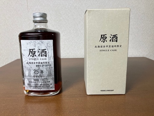 余市 原酒 25年 170ml シングルバレル ニッカ 北海道余市蒸溜所限定