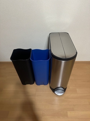 simplehuman（シンプルヒューマン） 分別バタフライステップカン 40L