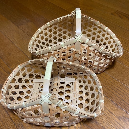 竹カゴ2点
