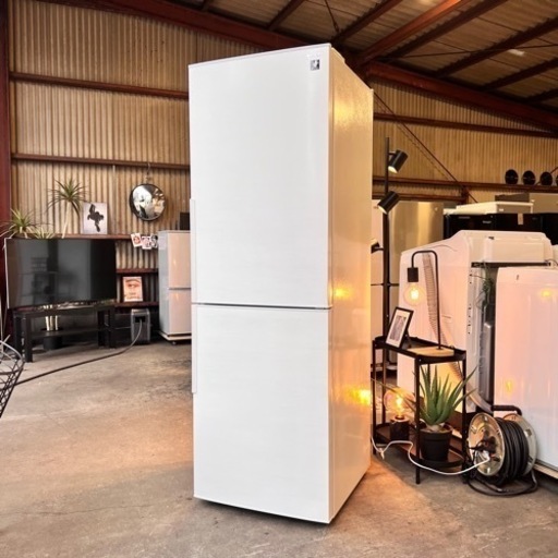 シャープ 2021年製 2ドア冷蔵庫 310L 関東甲信送料無料 SHARP⁄シャープ 2