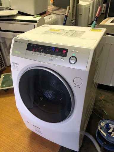 福岡市内配送設置無料 ES-H10B-WL ドラム式洗濯乾燥機 ホワイト系 [