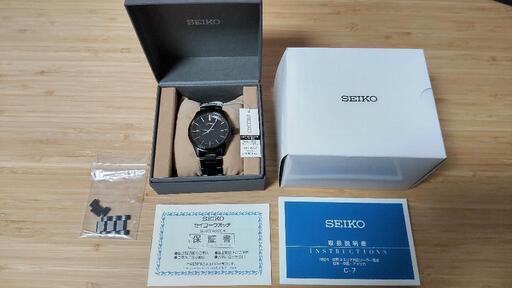 セイコー セレクション SBTM257 メンズ 腕時計 ソーラー電波 日付