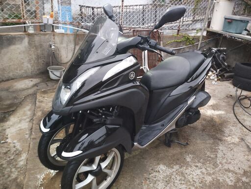 ⭐ヤマハトリシティ125SE82J黒前2輪の3輪125㏄2種原付バイク (BKB 