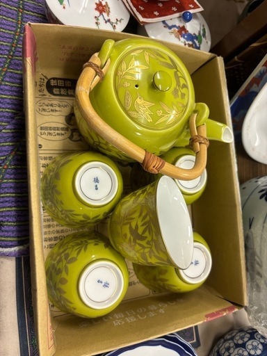 茶器〈石瓶１個・お茶呑茶碗５個〉