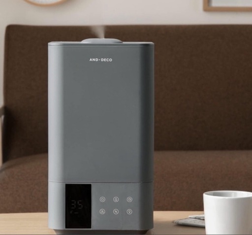 値下げ中★アンドデコ ハイブリッド加湿器 UV除菌機能付き