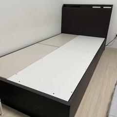 ▽値下げ▽【コンテナ保管】【展示品・未使用品】シングルベッド 