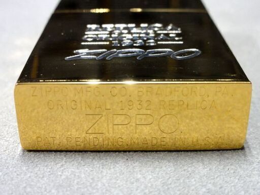 動作未確認 ZIPPO 1932 REPLICA ゴールド 外ヒンジ ライター ジッポー レプリカ 元箱付き 喫煙グッズ 札幌市 中央区 南12条 動作未確認 ZIPPO 1932 REPLICA ゴールド 外ヒンジ ライター ジッポー