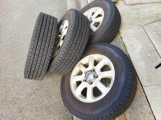 パジェロミニ純正ホイル&スタッドレス パジェロミニ純正ホイール スタッドレス パジェロミニ アルミホイール