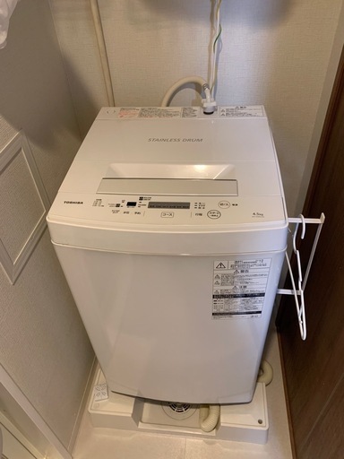 【売約済】TOSHIBA 洗濯機　4.5kg