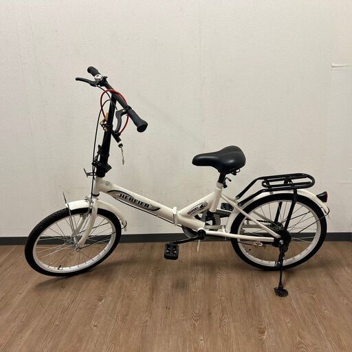 折りたたみ自転車 バスケット付きJIEBEIER SUPER CLASSIC 使用少 20インチ 折りたたみ自転車 JIEBEIER SUPER CLASSIC E-BIKE