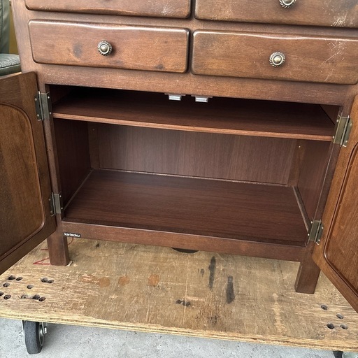 karimoku カリモク 電話台 サイドテーブル 花台 収納 カリモク