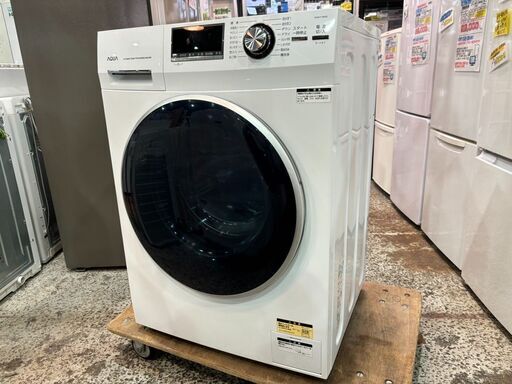 愛品館 市原店】AQUA 2020年製 8.0Kg ドラム式洗濯機 AQW-FV800E